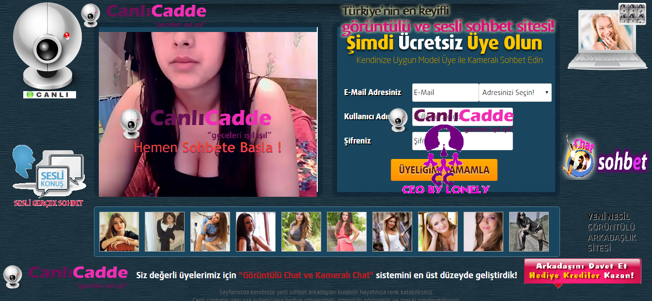 Üniversiteli Kızlarla Canlı Görüntülü Sohbet Canlicadde.com 