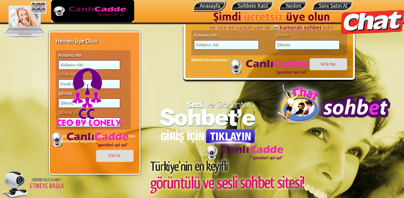 Yeni İnsanlarla Tanış Görüntülü Sohbetler Canlicadde.com